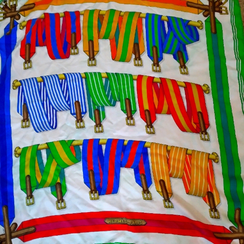 Hermès silk scarf